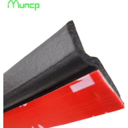 Muncp 2 meters Z-seal type door car door seal rubber seal sound insulation, car door gasket sealant sewn noise insulation