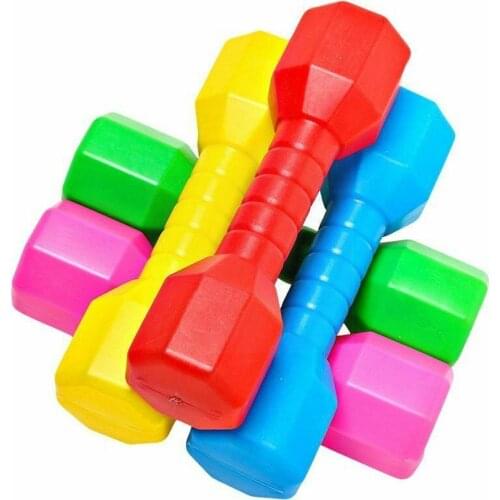 2Pcs/Set Early Education Dumbbells Fitness Equipment B4B2 Gift Fitness PE Home Kindergarten Exercise Dumbbells Weights Hand W3M0