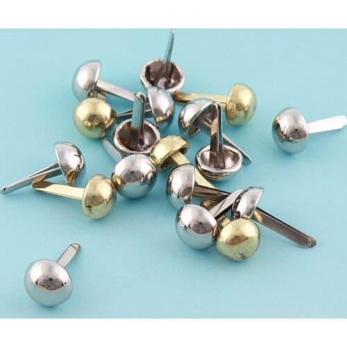 Purse Feet Rivets Studs Nailheads Spots Metal Pierced For Purse Handbag Leathercraft DIY Bag hardware