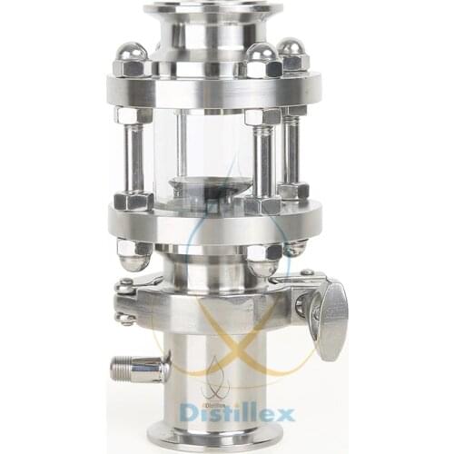 2" 51mm OD64mm Sight Glass Rectification module , Reflux column , Distillation , Sanitary Steel 304