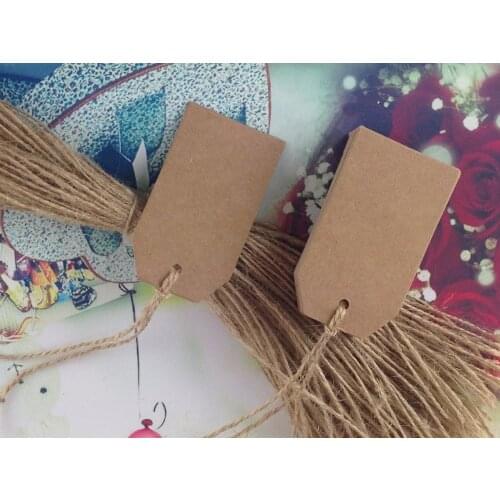 200pcs7x4cm Hollow Heart Kraft Paper Card Wedding Favour Gift Tag Luggage Tag Price Label