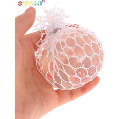 6cm Anti-Stress Ball Fruit Slice Grape Squeeze Ball Kids Adult Relief Stress Toy