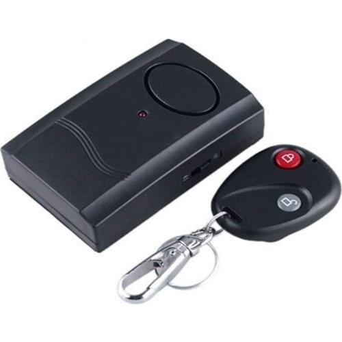 Wireless Vibration Alarm Home Security Motorcycle Car Door Window Anti-Theft Burglar Detector Sensor 120dB Remote Control