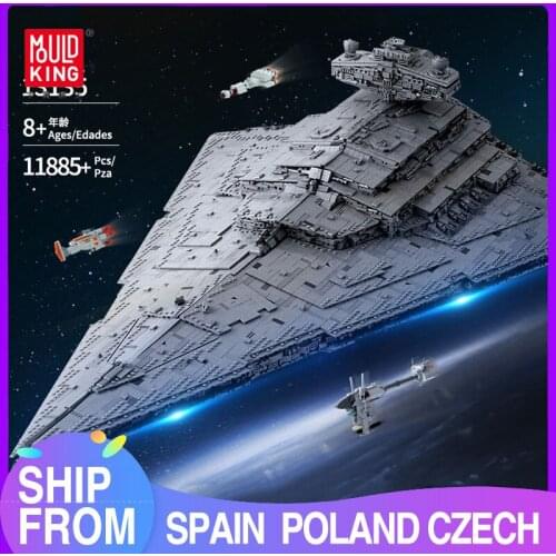 Mould King 13135 Star Toys MOC-23556 The ISD Monarch Star Destroyer Model Warsship Building Blocks Bricks Kids Christmas Gifts