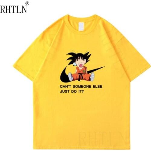Dragon Ball T-shirt Printing European and American Summer New Mens Short-sleeve Street Trend Blue Boys Clothes Boys Graphic Tee