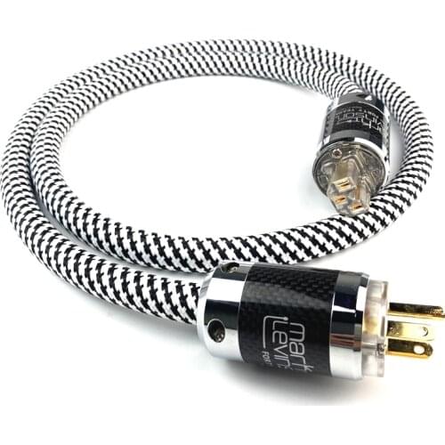 Mark Levinson Power Cable Carbon Fiber Rhodium Plated for Amplifier DVD Player - US AC Plug