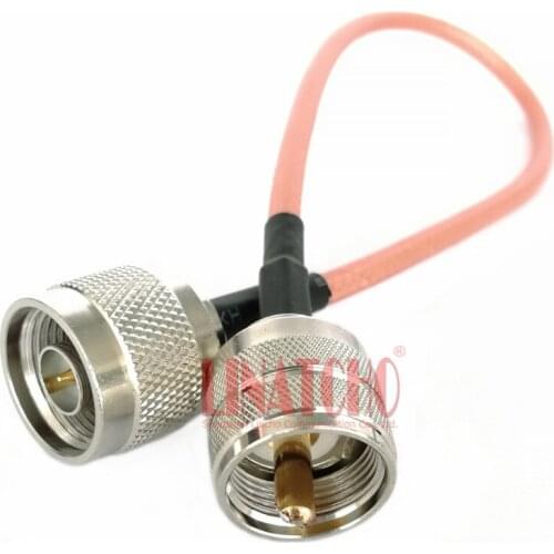 30CM low loss good quality RG303 coaxial N male to PL259 UHF diplexer jumper cable