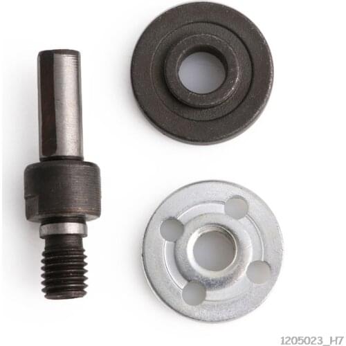 M10/16mm Hole Drill Angle Grinder Mandrel Adapter Disc Holder Kit Spanner Kit Power Tools