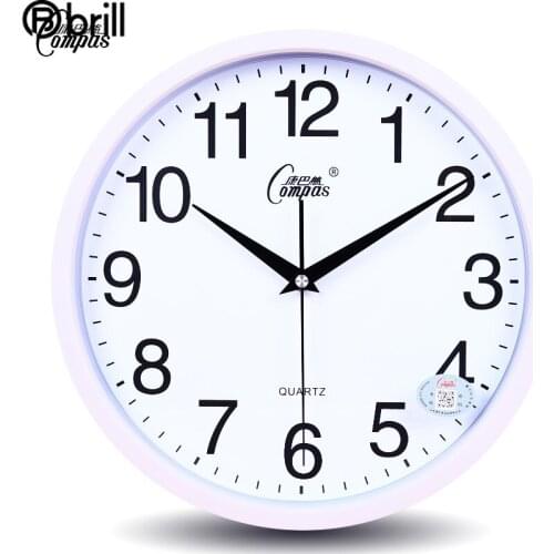 Minimalistic white Wall Clock Modern Design Simple Silent Wall Clock Living Room Creative Round Fashion Wall Clocks Home Decor