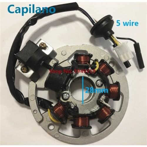 Motorcycle JOG90 XH90 JS50 inner rotor ignition stator magneto coil for Yamaha 50cc 90cc JOG 90 Engine in 7 pole