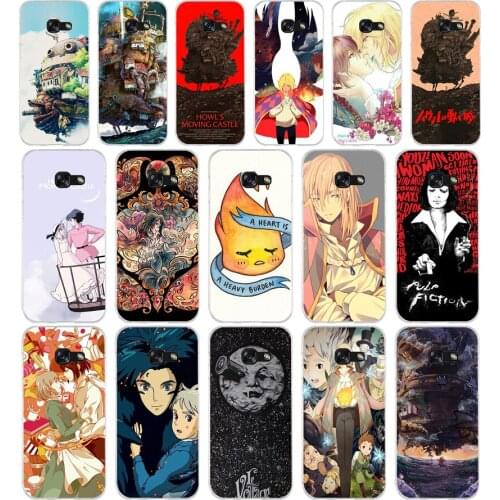 158 Howls Howls Moving Castle Soft Silicone Tpu Cover phone Case for Samsung a3 a5 2017 a6 plus a7 a8 a9 star lite s 6 7 8 9