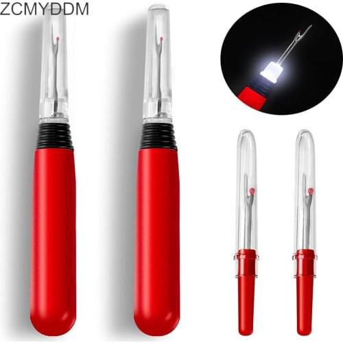 ZCMYDDM Seam Ripper Tool with LED Seam Ripper Light Kit for Sewing Thread Remover Small Stitch Thread Unpicker DIY Sewing Tools