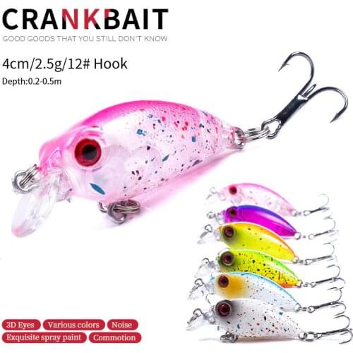 New rock chubby 4 cm / 2.5 g swing road sub-bait mini bait fishing equipment