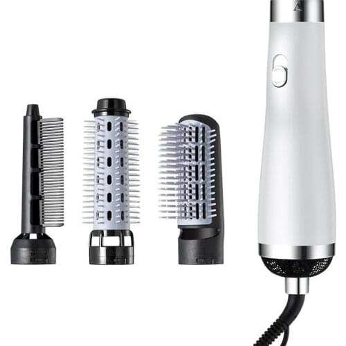 2021 New Hot Air Brush 4 In 1 Hair Dryer Brush For Women Hair Straightener/Curler Comb Electric One Step Hair Blower Brush