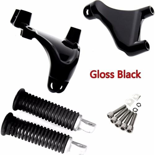 Passenger Rear Foot Pedal Mounts Foot Peg For Harley Sportster 883 1200 XL 2014 2015 2016 2017 2018 Model