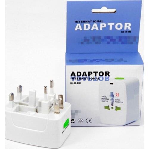 Electric Plug Power Socket Adapter International Travel Adapter Global Transformation Multifunction EU US AU UK Plug 20pcs/lot