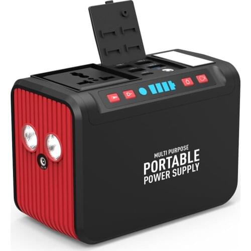 Matsutec Portable Charging power Station Solar Generator 74Wh with 2AC&4DC Solar Generator Emergency fast QC3.0 Jump Starter