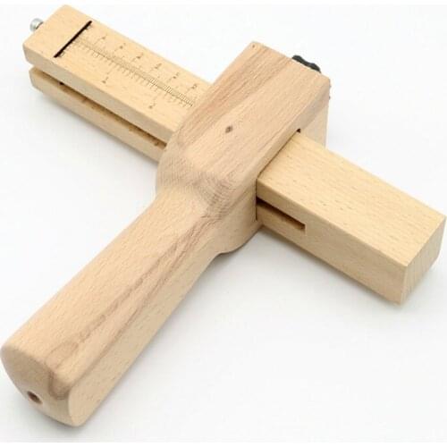 Professional Wood Adjustable Strip and Strap Cutter Craft Tool Leather Hand Cutting Tools DIY