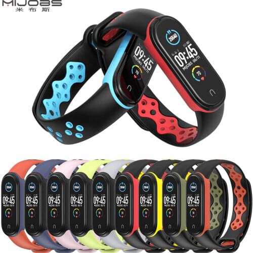 Strap For Amazfit Band 5 for Mi Band 5 6 Smart Bracelet Silicone Wristband Sport Strap for Miband 6 Global Band for Amazfit 5