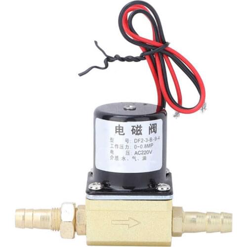 Manual Flush Valve Welding Machine Solenoid Valve 0~0.8mpa for Water Gas Aron CO2 G1/8'' Electric Magnetic Valve