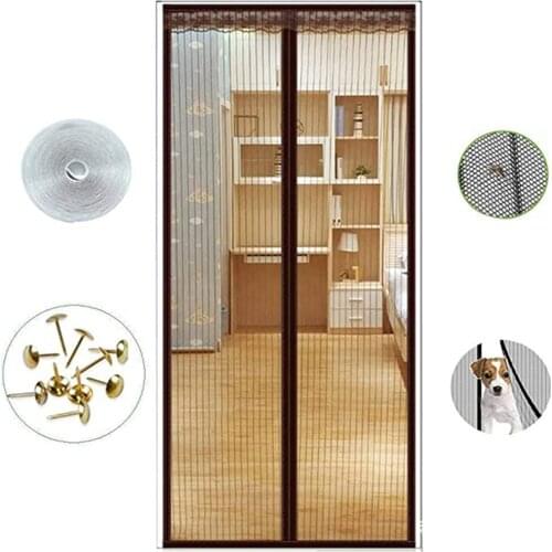 Anti Mosquito Insect Fly Bug Curtains Magnetic Net Mesh Automatic Closing Door Screen Kitchen Curtain Mesh For Door