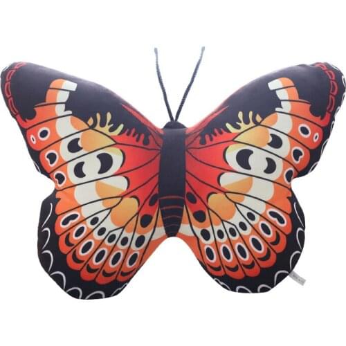 1 pcs Soft butterfly plush pillow toy stuffed animals butterfly plush kids toys cushion home decoration Christmas birthday gifts