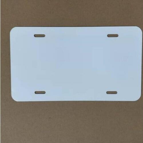 12pcs/lot New Sublimation Blank Metal Car Number Plate For Dye Sublimation Printing Transfer DIY