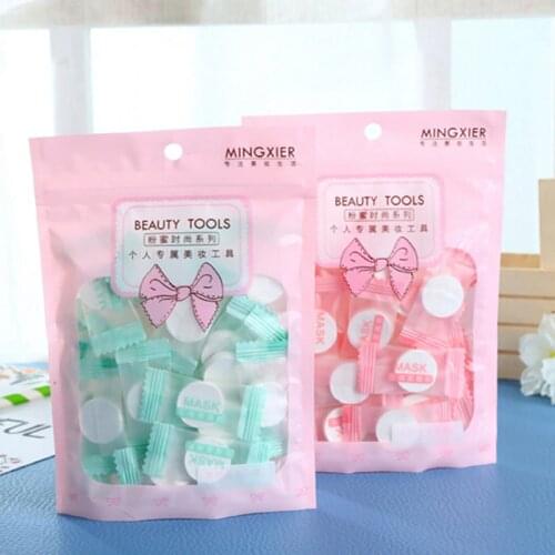 30Pc/Bag Compressed Face Mask Paper Disposable Sheet Cotton Diy Mask Makeup Wipes Korean Beauty Tools Skin Care