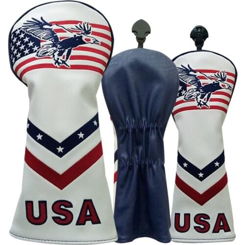 3x Wood Driver Headcover Golfer Club Cover Guard Interchangeable No.Tag