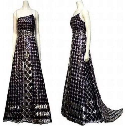 Aluminum metal sequin fabric cloth