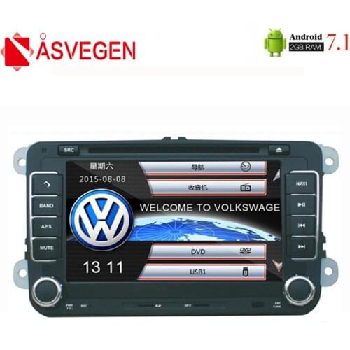 Asvegen 7'' Car Autoradio 2 Din Radio Multimedia DVD Player For VW/Golf/6/Golf/5/Passat/b7/cc/b6/SEAT/leon/Tiguan/Skoda/Octavia