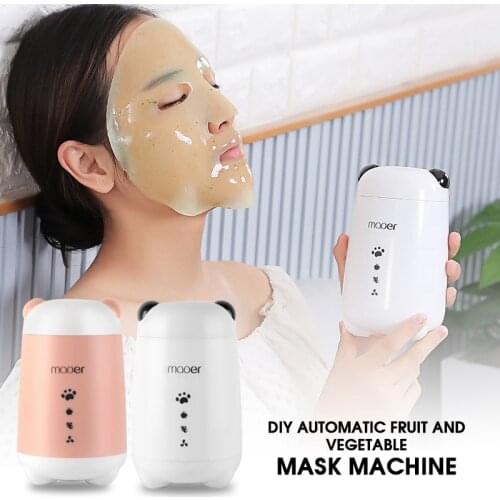 Mini Automatic Fruit Face Mask Maker DIY Natural Collagen Facial Mask Machine Face Mask Device Beauty Facial SPA Skin Care
