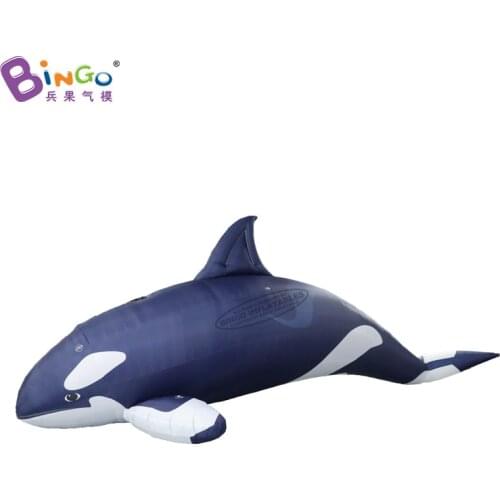 Free Shipping 6/8M Length Inflatable Killer Whale For Event Decoration Emporium Use Giant Inflated Sea Creatures - Toys