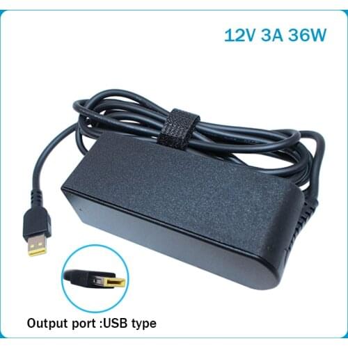 Laptop AC Power Adapter for LENOVO 36W 12V 3A charger ADLX36NCT2C ADLX36NDT2C 00HM600 00HM601 00HM604 4X20E75063