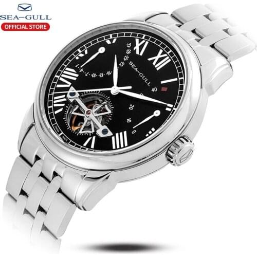 Seagull Top Brand Automatic Mechanical Watch 42MM Sapphire Multifunction Watch Business 50 Waterproof Mechanical Watch relogi