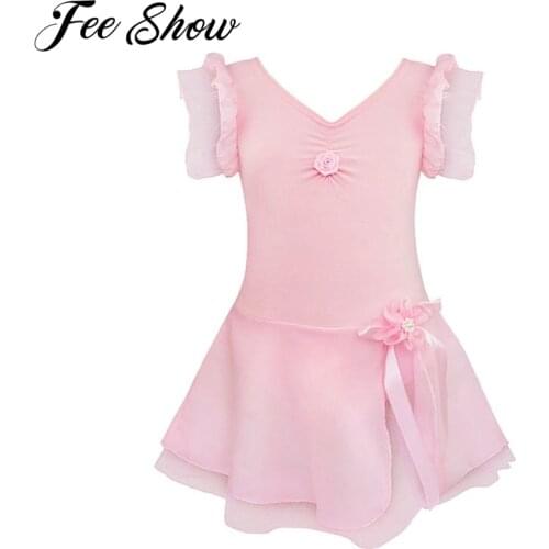 Kids Girls Tutu Ballet Dance Dress Leotard gymnastic Fancy dancewear Dance Costume leotard ballet dress ballerina dress kids