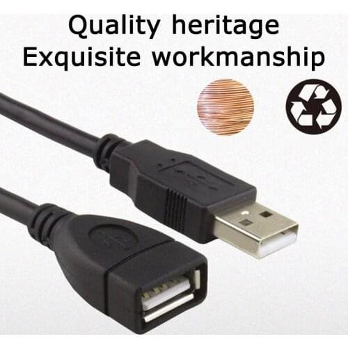 USB 2.0 Male To Female USB Cable 1.5m 3m 5m Extender Cord Wire Super Speed Data Sync Extension Cable For PC Laptop Keyboard