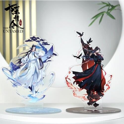 Anime The Untamed Grandmaster of Demonic Cultivation Wei Wuxian Mobile Phone Stents Stand Figure Model Plate Toys Desk Decor