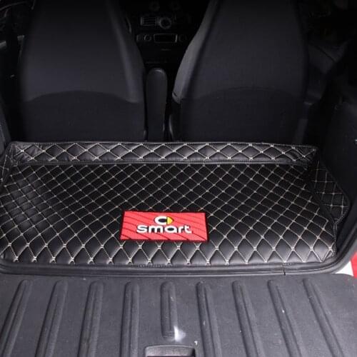 Car Trunk Mat Interior Decoration Protection Pad Car Styling Accessories Waterproof Carpet For Mercedes Smart 451 450 Fortwo