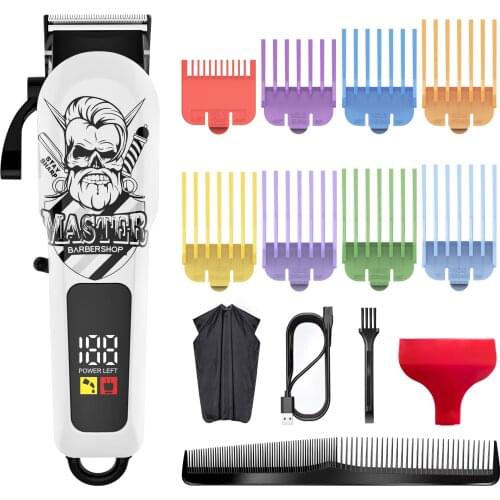 SURKER Professional Hair Clippers for Man Electric Bread Trimmer Cordless Clipper Stylists Color Pro Hair Cutter Hair Grooming