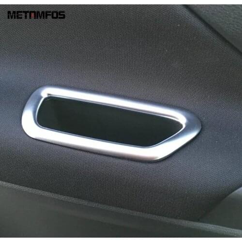 For Nissan Serena 2016-2018 2019 Matte Front Inside Door Armrest Cover Trim Decoration Frame Inner Accessories Car Styling