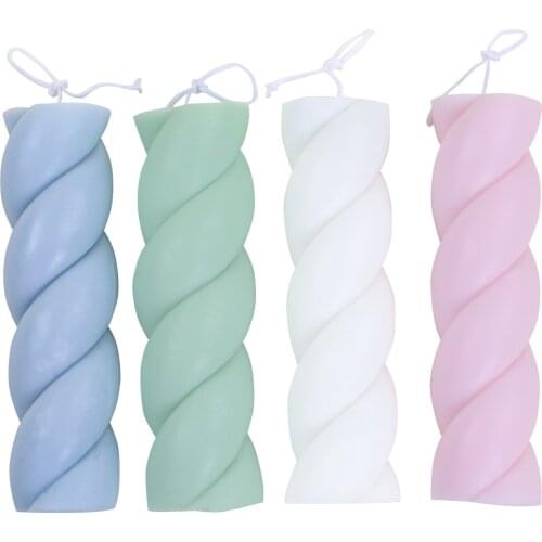 Lovely Reusable Candle Silicone Rubber Mould New Marshmallow Rope Easy To Clean Non-stick Environmentally Safe Soft Soap Mold