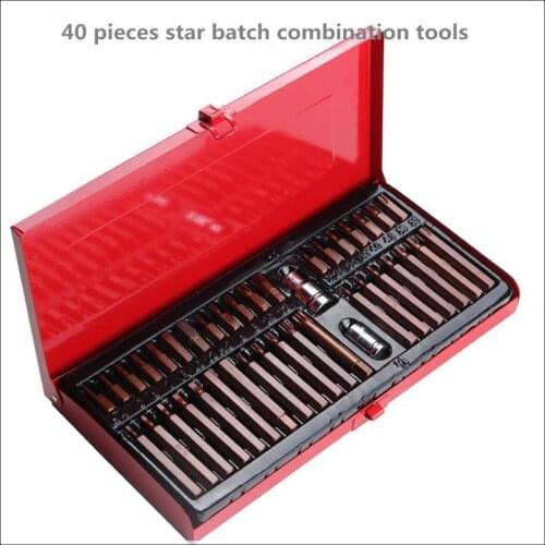40 pieces star batch sets of combination tools approved sets wrenches sets of tools ratchet wrenches tool kits