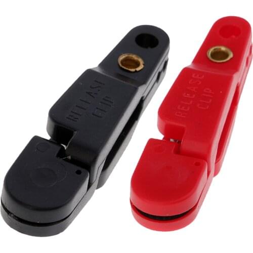 Pack of 2 Snap Release Clip Downrigger Outrigger Trolling Fishing Release Clip Black Red Fishing Accessories