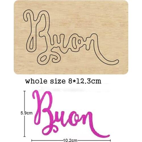 2020 new arrival Wooden die Scrapbooking Cutting Dies Suitable for common die cutting machines on the market