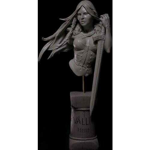 New Unassembled 1/10 ancient warrior bust (WITH BASE ) Resin Figure Unpainted Model Kit