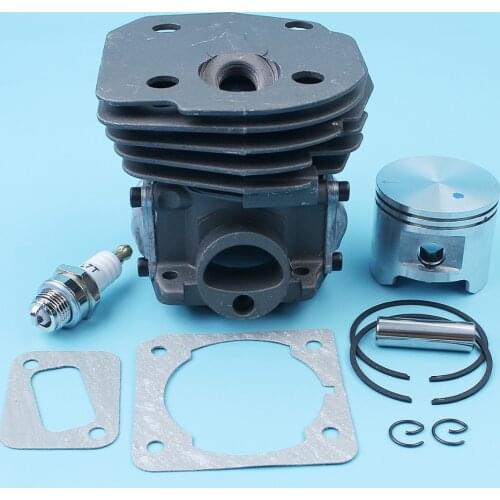 45mm Big Bore Cylinder Piston Rings Pin Gasket Kit For Husqvarna 353 351 350 346 XP Chainsaw Nikasil Plated 503869871 537253002