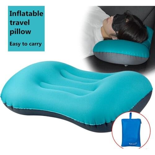 Portable Pillow Self-Inflatable Air Pillow Cushion Pillow for Travel Office Foldable inflatable pillow