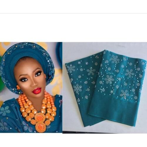 Popular Style African Women Aso Oke And Nigeria Headtie Gele Aso Oke For Women Head Wrap Party Wedding 40