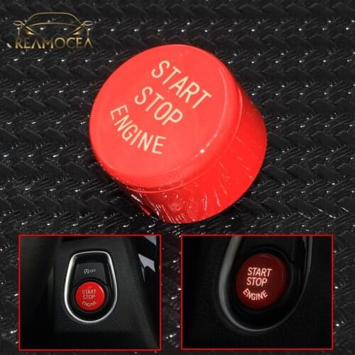 Reamocea Car New Engine Start Stop Button Cover Cap For BMW F Series 1 2 3 4 5 6 7 Series X1 X3 X4 X5 X6 F10 F20 F30